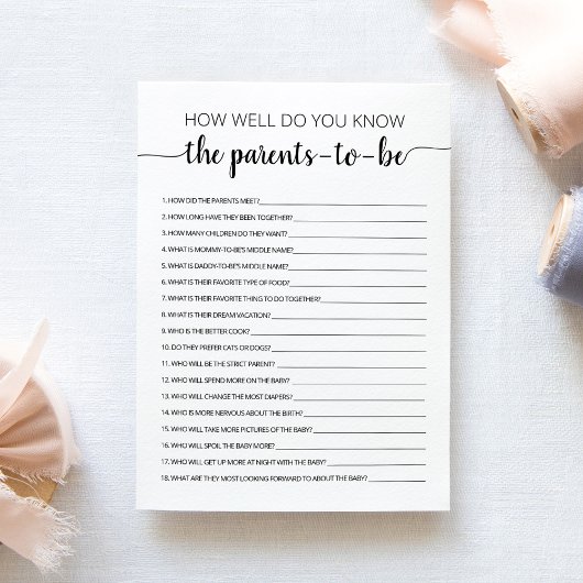 Hoe goed ken je de toekomstige Ouders-Kaart? Kaart