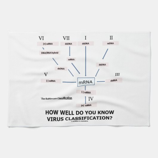 Hoe goed ken je de virusclassificatie? theedoek (Horizontaal)