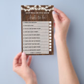 Hoe goed ken je haar Westerne Shower Game Kaart? Flyer