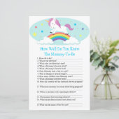 Hoe goed ken je het baby shower spel? (Staand voorkant)