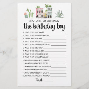 Hoe goed ken je het 'Birthday Boy Game'?