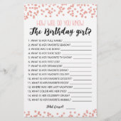 Hoe goed ken je het Birthday girl spel? (Voorkant)