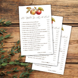 Hoe goed ken je het bruidspover herfst spel