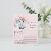 Hoe goed ken je het mama Baby shower Game? (Staand voorkant)