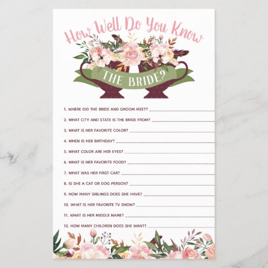 Hoe goed ken je het spel? flyer (Voorkant)