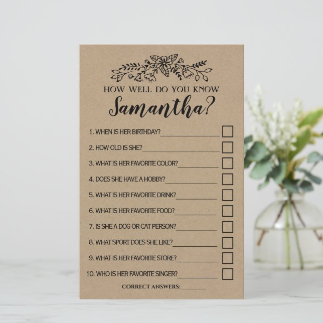 Hoe goed ken je het tweetalige bruidsspel? (Staand voorkant)