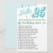Hoe goed ken je het verjaardagsmeisje? (Voorkant / Achterkant)
