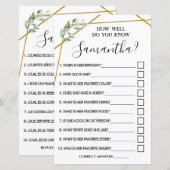 Hoe goed ken je tweetalige vrijgezellenfeest game? (Voorkant / Achterkant)