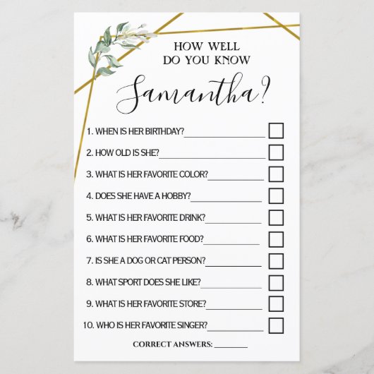 Hoe goed ken je tweetalige vrijgezellenfeest game? (Voorkant)