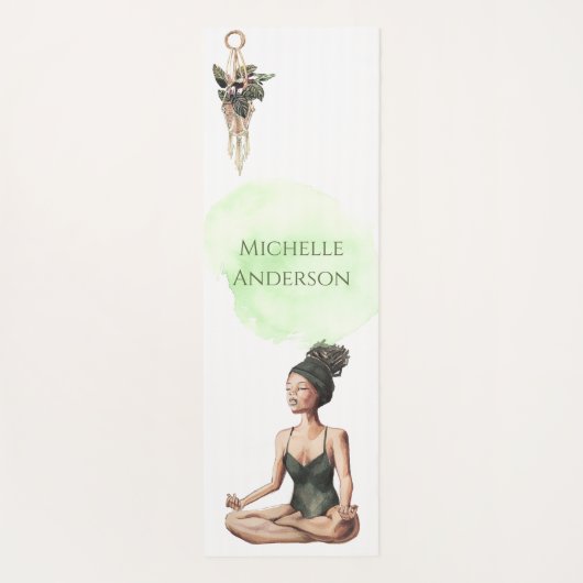 Hoe goed Waterverf Yoga Mat (Achterkant)