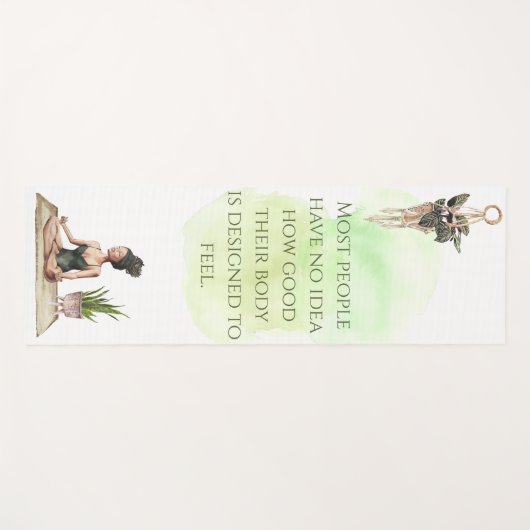 Hoe goed Waterverf Yoga Mat (Voorkant (horizontaal))