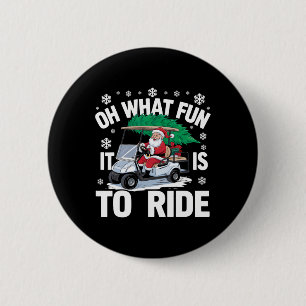 Hoe Grappig Het Is Om Kerstman Te Besturen Met Ker Ronde Button 5,7 Cm