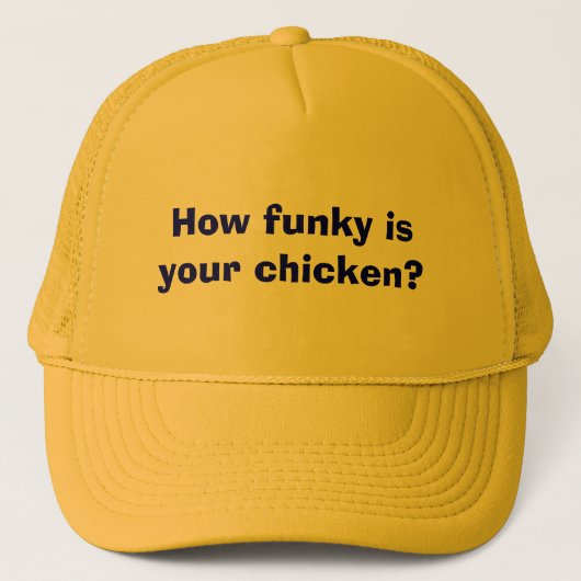 Hoe grappig is je kip? trucker pet (Voorkant)