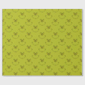 Hoe Grinch gestolen kerst gezicht Cadeaupapier (Vlak)