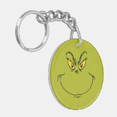 Hoe Grinch gestolen kerst gezicht Sleutelhanger (Voorkant Links)