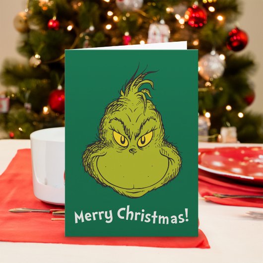 Hoe Grinch Gestolen Kerstmis Classic Grinch Feestdagen Kaart