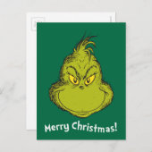Hoe Grinch Gestolen Kerstmis Classic Grinch Feestdagenkaart (Voorkant / Achterkant)