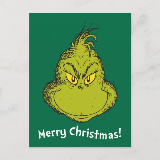 Hoe Grinch Gestolen Kerstmis Classic Grinch Feestdagenkaart (Voorkant)