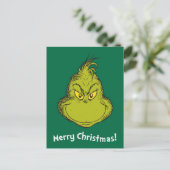 Hoe Grinch Gestolen Kerstmis Classic Grinch Feestdagenkaart (Staand voorkant)