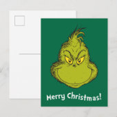 Hoe Grinch Gestolen Kerstmis Classic Grinch Feestdagenkaart (Voorkant / Achterkant)
