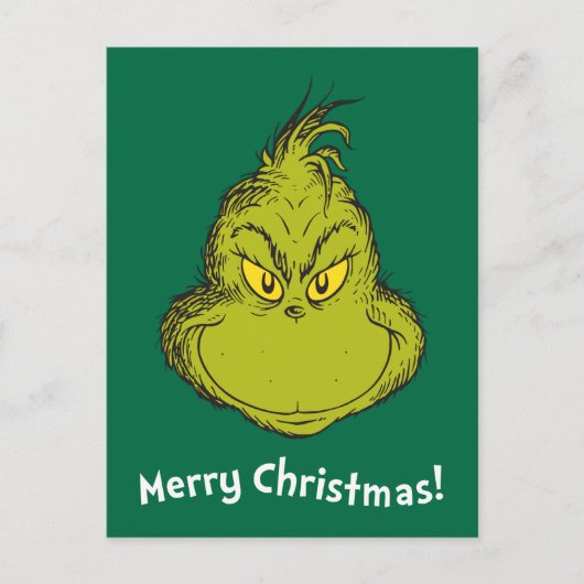 Hoe Grinch Gestolen Kerstmis Classic Grinch Feestdagenkaart (Voorkant)