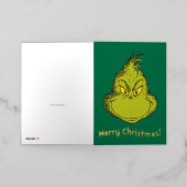 Hoe Grinch Gestolen Kerstmis Classic Grinch Folie Wenskaart (Buiten Laag)