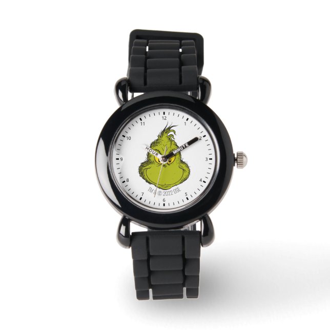 Hoe Grinch Gestolen Kerstmis Classic Grinch Horloge (Voorkant)
