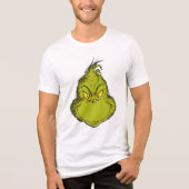 Hoe Grinch Gestolen Kerstmis Classic Grinch Tri-Blend Shirt (Voorkant)