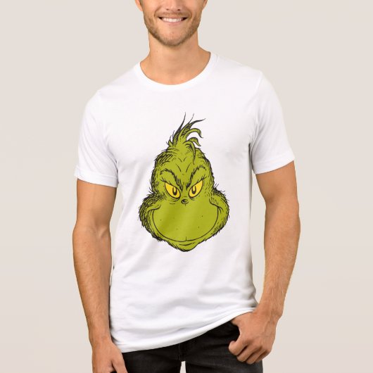 Hoe Grinch Gestolen Kerstmis Classic Grinch Tri-Blend Shirt (Voorkant)