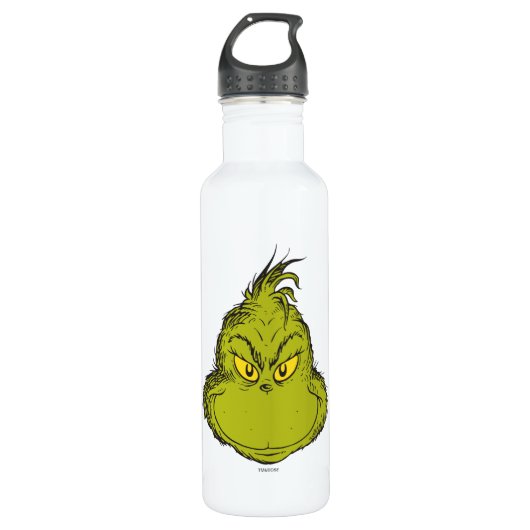 Hoe Grinch Gestolen Kerstmis Classic Grinch Waterfles (Voorkant)