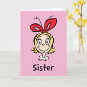 Hoe Grinch Kerst stal | Grinch Zus Kaart (Gele Bloem)