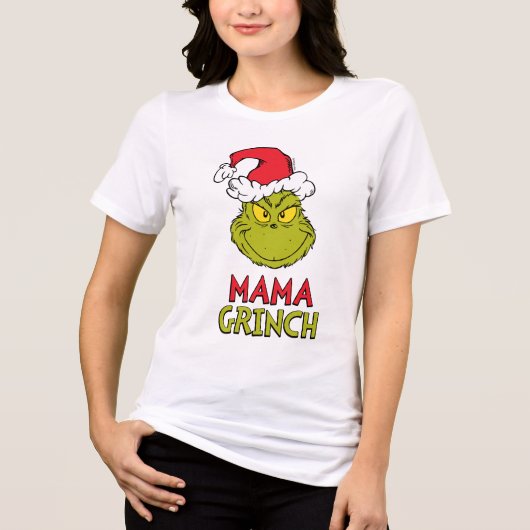 Hoe Grinch Kerst stal | Mama Grinch Tri-Blend Shirt (Voorkant)
