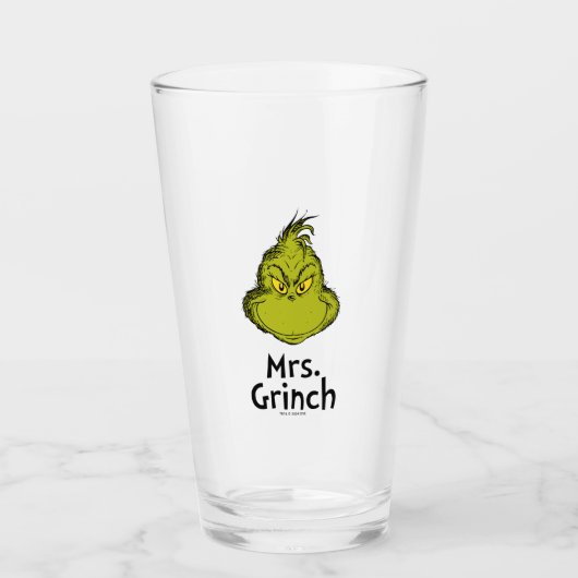 Hoe Grinch Kerst stal | Mevrouw Grinch Glas (Voorkant)