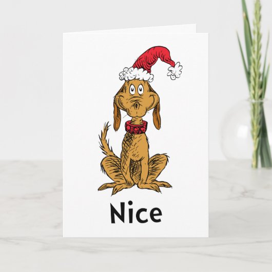 Hoe Grinch Kerstmas stal | Max is aardig Kaart (Voorkant)