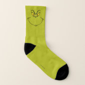 Hoe Grinch Kerstmis Face Soks Stole Sokken (Links binnenkant)