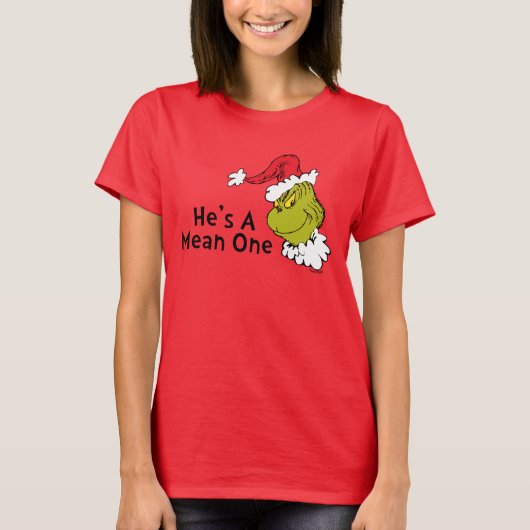 Hoe Grinch Kerstmis heeft gestolen | Hij is een ge T-shirt (Voorkant)