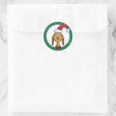 Hoe Grinch Kerstmis heeft gestolen | Max is leuk Ronde Sticker (Tas)