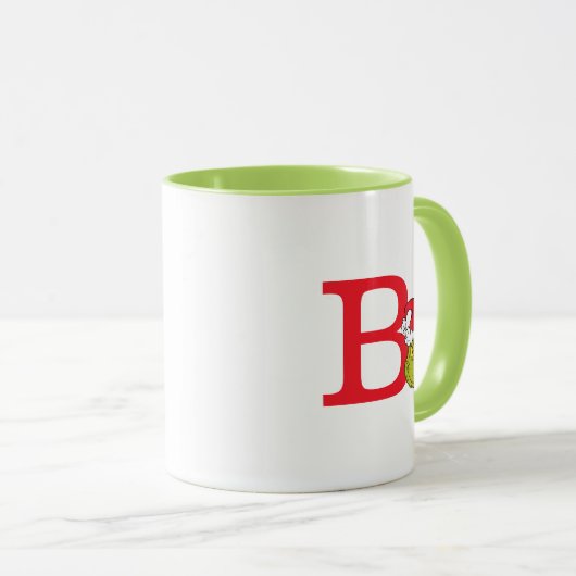 Hoe Grinch Kerstmis heeft gestolen | Monogram B Mok (Voorkant rechts)
