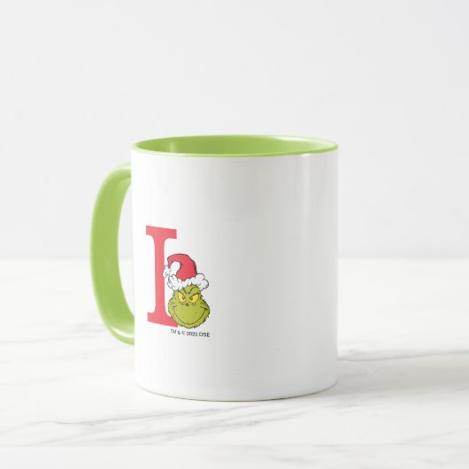 Hoe Grinch Kerstmis heeft gestolen | Monogram I Mok (Voorkant links)