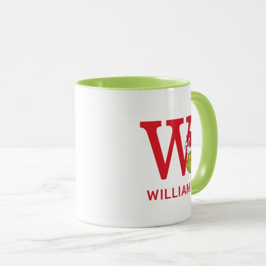 Hoe Grinch Kerstmis heeft gestolen | Naam & Monogr Mok (Voorkant rechts)