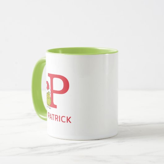 Hoe Grinch Kerstmis heeft gestolen | Naam & Monogr Mok (Voorkant links)