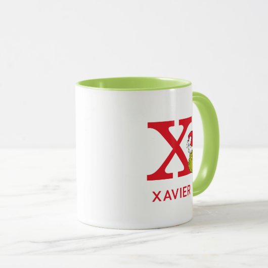 Hoe Grinch Kerstmis heeft gestolen | Naam & Monogr Mok (Voorkant rechts)