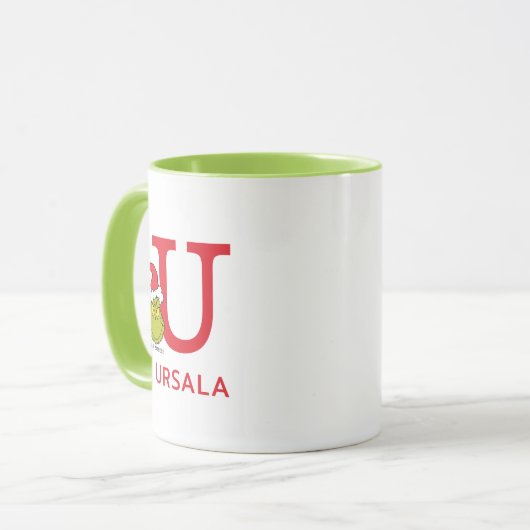 Hoe Grinch Kerstmis heeft gestolen | Naam & Monogr Mok (Voorkant links)