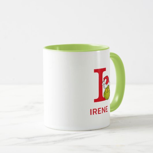 Hoe Grinch Kerstmis heeft gestolen | Naam & Monogr Mok (Voorkant rechts)