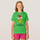 Hoe Grinch Kerstmis heeft gestolen | Ondeugende Gr T-shirt (Voorkant volledig)