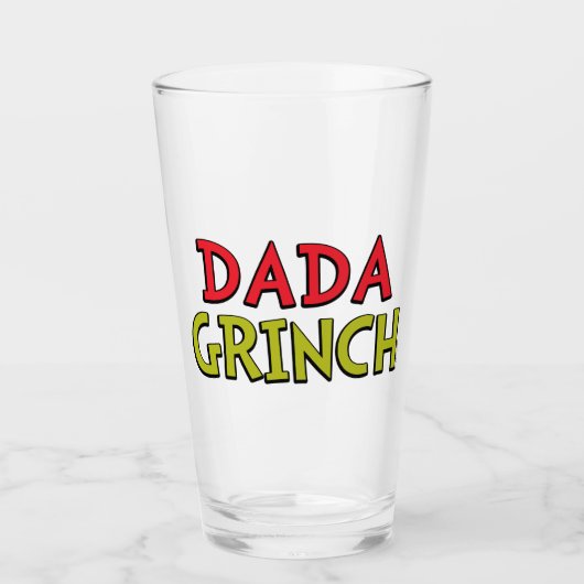 Hoe Grinch Kerstmis stal | Dada Grinch Glas (Voorkant)