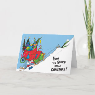 Hoe Grinch Kerstmis stal! Feestdagen Kaart