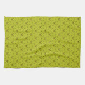 Hoe Grinch Kerstmis stal gezicht keukenhanddoek (Horizontaal)