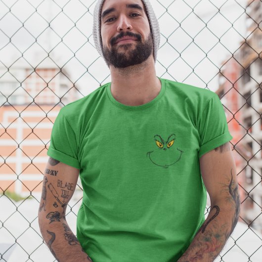 Hoe Grinch Kerstmis stal Gezicht T-Shirt