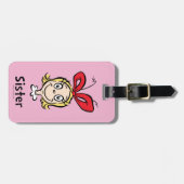 Hoe Grinch Kerstmis stal | Grinch Sister Bagagelabel (Voorkant horizontaal)